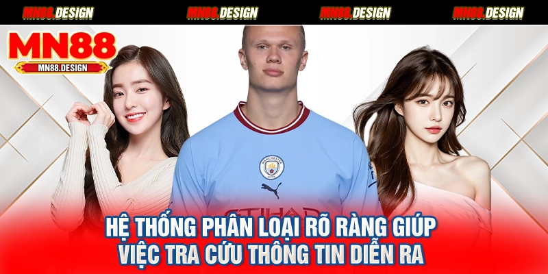 Hệ thống phân loại rõ ràng giúp việc tra cứu thông tin diễn ra 